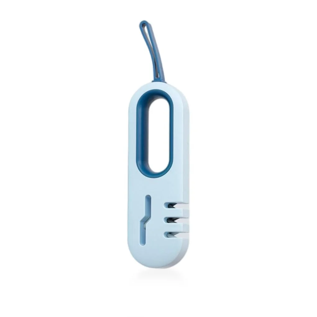 Точильный камень Портативный кухонный настольный ручной Нескользящий Синий, фото №3