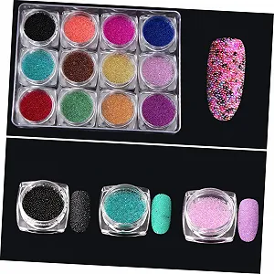 Икра для ногтей minkissy 3 шт., цветные икорные жемчужины для ногтей, аксессуары для нейл-арта, бусины ручной работы для креативного дизайна ногтей для любителей нейл-арта, случайный выбор цветов synthetic.ua - Фото 1