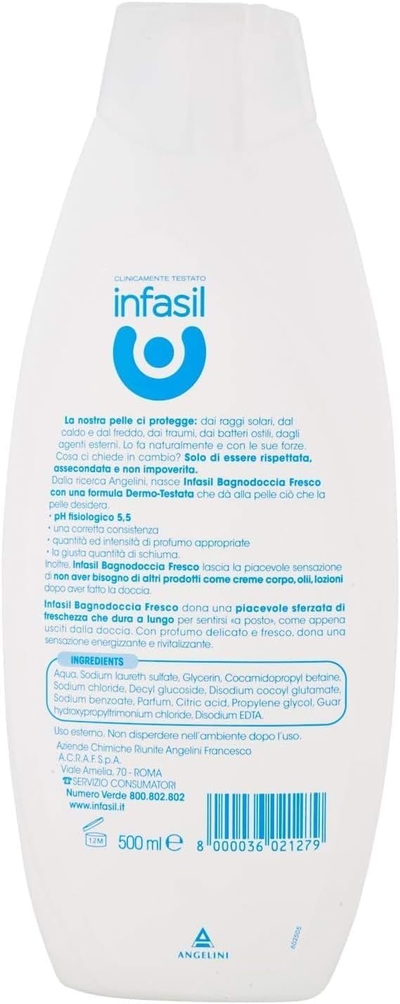 Гель для душу Infasil Fresh Revitalising 3 x 500 мл + томатна пульпа 400 г, фото №4