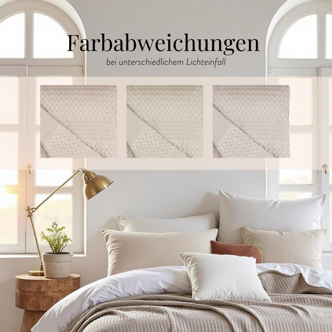 Покривало Вафельний вигляд BOHORIA The Urban Loft 200 x 220 см Бавовна, фото №7