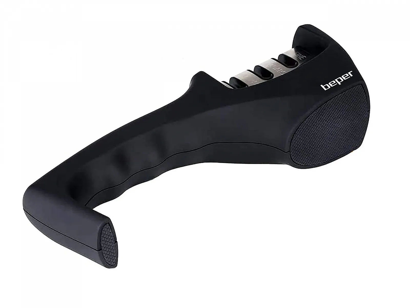 Точило BEPER C107UTT001 ручна ABS 3-ступінчаста чорна, фото №5