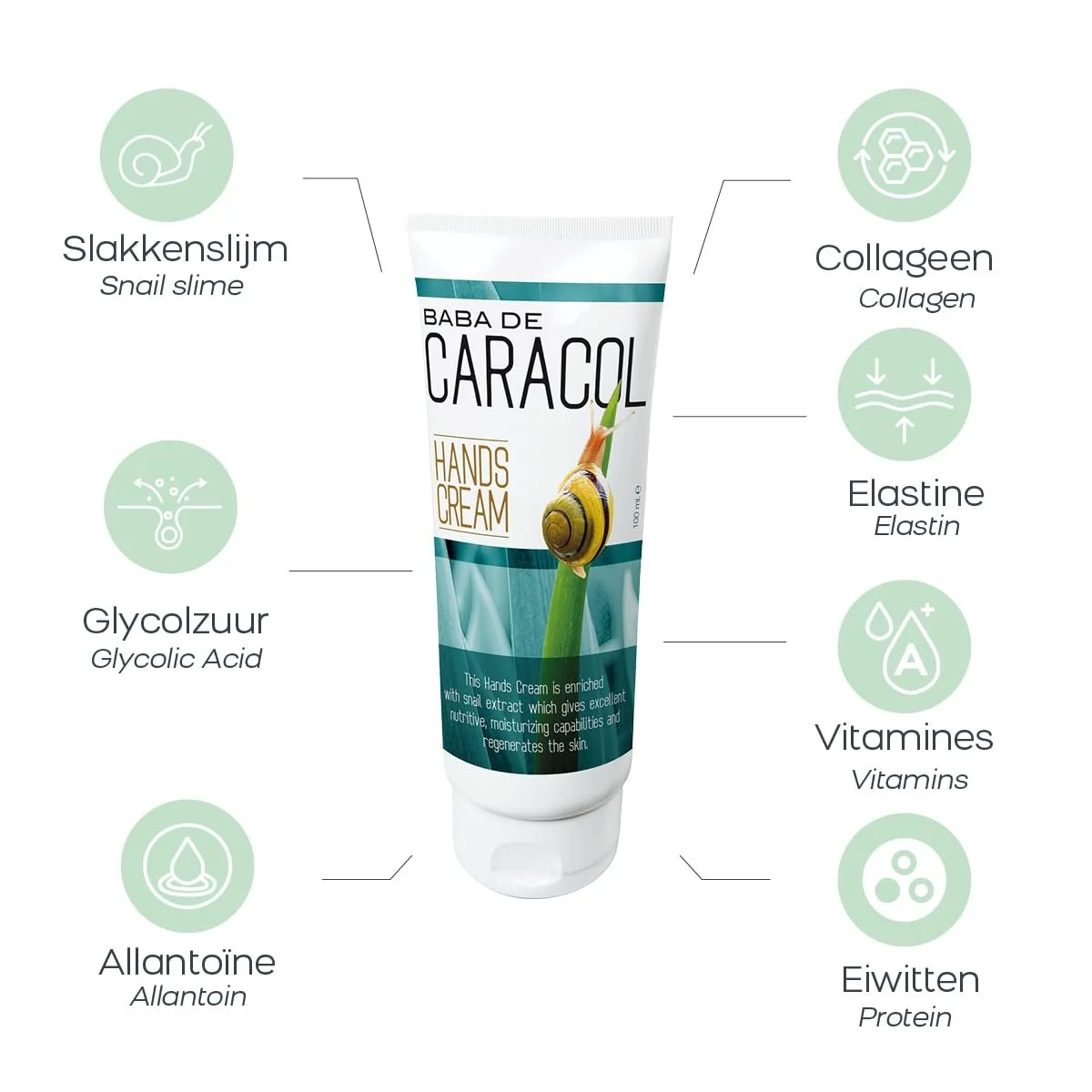 Крем для рук Orange Care Baba de Caracol, 100 мл, фото №4