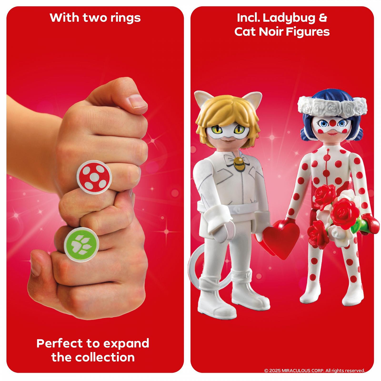 Игрушка PLAYMOBIL Miraculous Ladybugs & Cat Noirs Wedding, от 4 лет, набор с фигурками и аксессуарами, 71865, фото №4