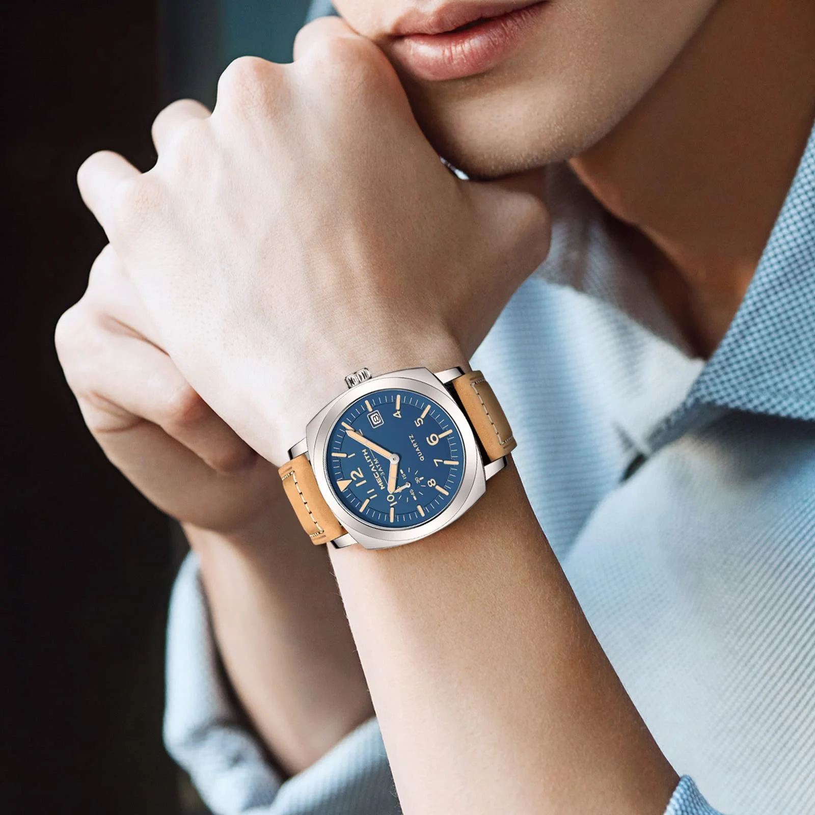 Годинник MEGALITH Кварцовий Аналоговий Водонепроникний, фото №8