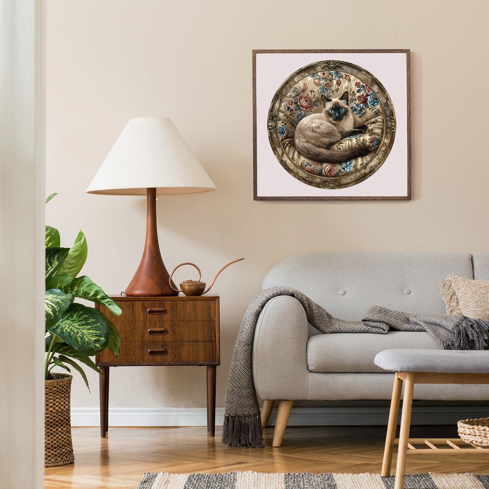 Дерев'яний пазл Спляча цивета У формі тварин 280 деталей 34 х 29 см (L), фото №3