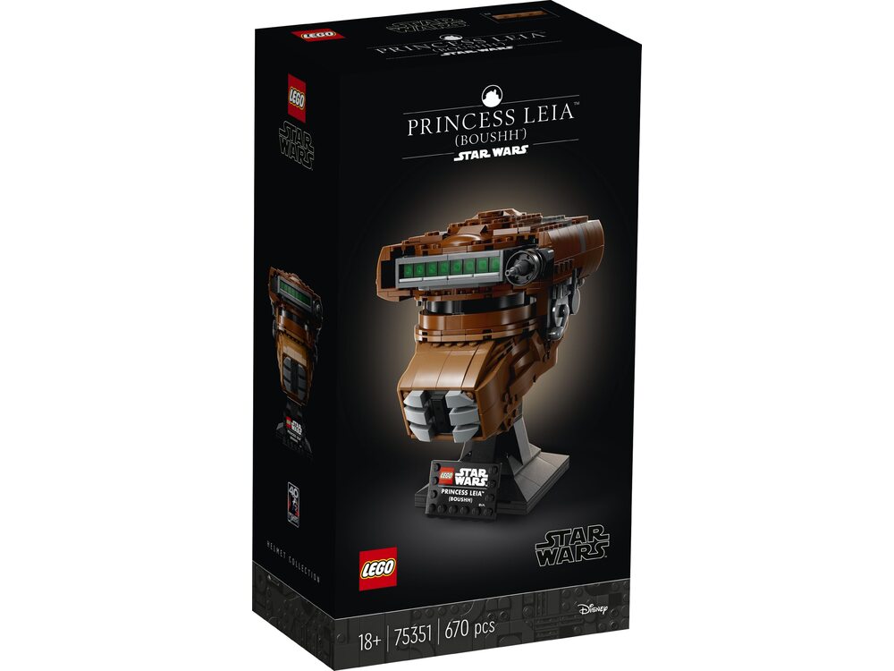 Детский конструктор LEGO Шлем принцессы Леи (Бушх) (75351), фото №1