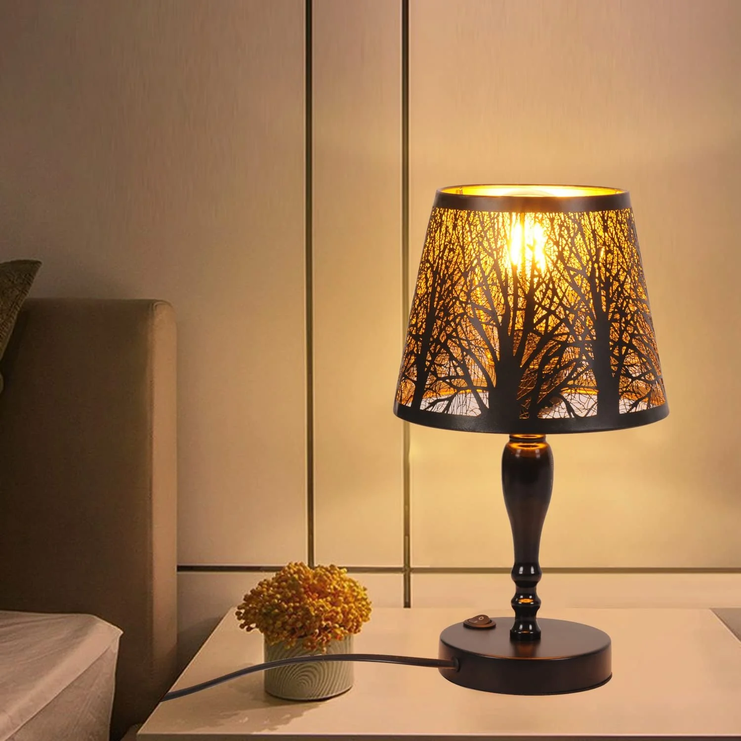 Настільна лампа Industrial Metal E27 Cage Shade Vintage Edison (No Bulb), фото №3