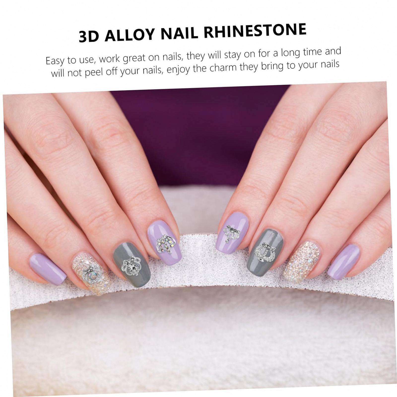 Корона Елегантні 50 шт. Стрази для манікюру, фото №8