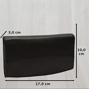 Кошелек Женский Buffalo Кожаный (Полная кожа) Modern Черный synthetic.ua - Фото 1