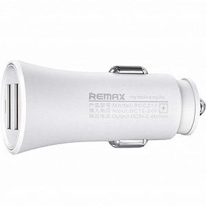 Зарядное устройство для телефона Remax Rocket 2хUSB 2.4A + cable Lightning/microUSB/Type- (RCC-217-WHITE) Зарядное устройство для телефона Remax Rocket 2хUSB 2.4A + cable Lightning/microUSB/Type- (RCC-217-WHITE)