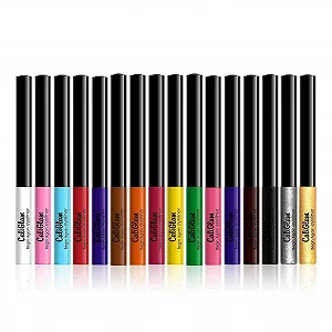 Жидкая Подводка для глаз 16 цветов, Не размазывается, Водостойкая, Долговечная, Ультратонкая, Многоцветная - Фото 1