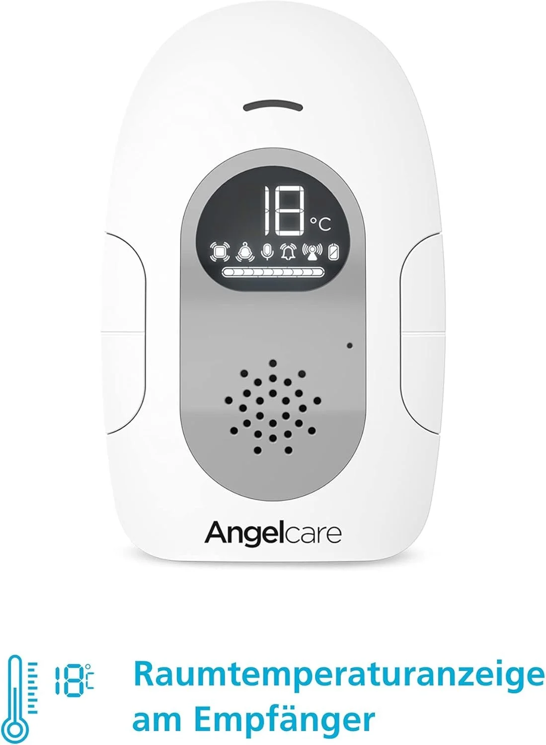 Радионяня Angelcare SmartSensor Pro 2 Белый + 2 беспроводные сенсорные коврики, фото №3