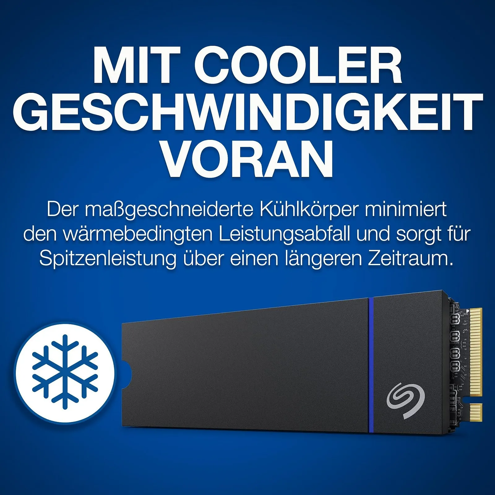 Внутренний SSD Seagate Game Drive ZP2000GP3A2001 M.2 2TB для PS5 PCIe Gen4 NVMe 1.4 до 7300 MB/s с радиатором, фото №3 Внутренний SSD Seagate Game Drive ZP2000GP3A2001 M.2 2TB для PS5 PCIe Gen4 NVMe 1.4 до 7300 MB/s с радиатором, фото №3