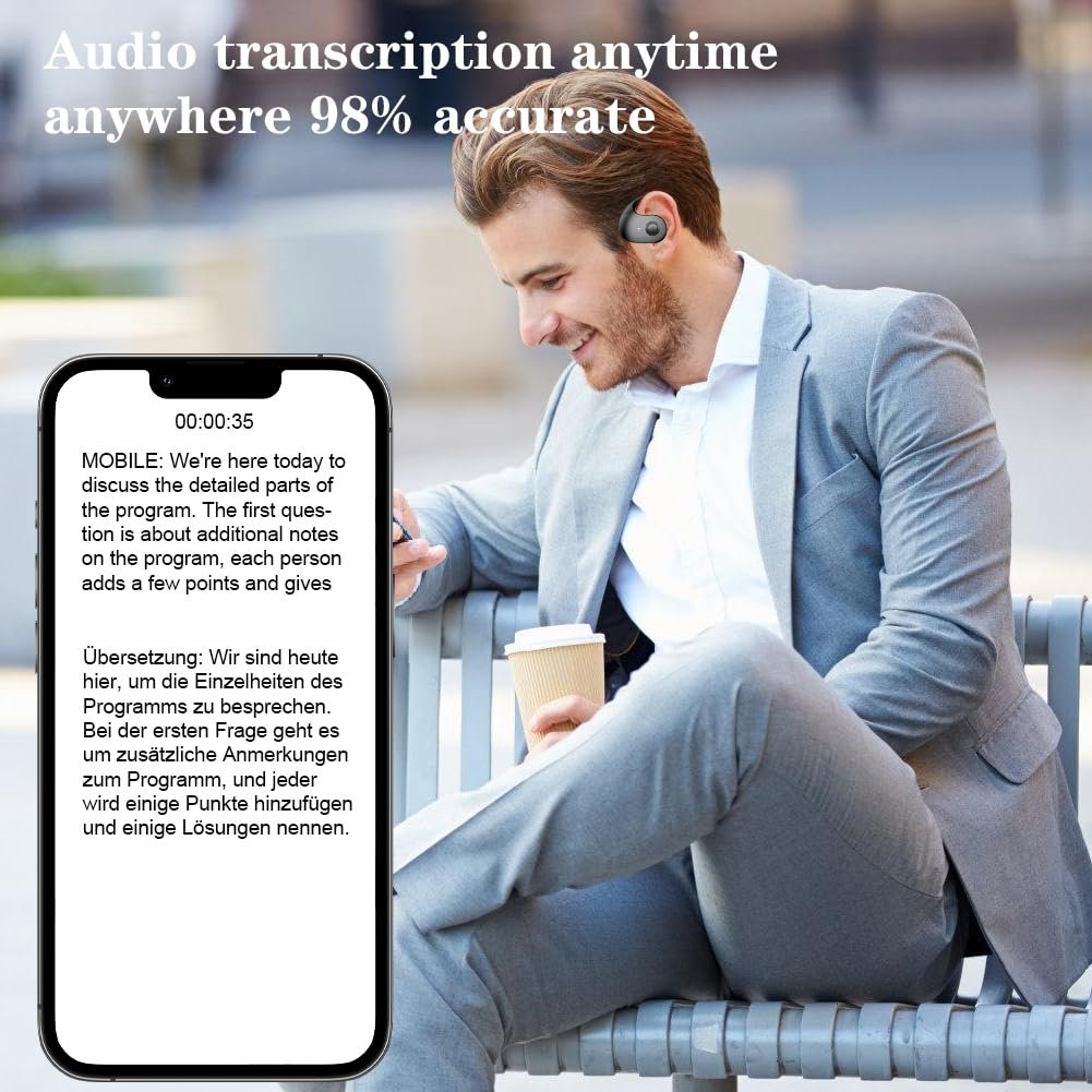 Наушники-переводчики Hy-T26 Pro, мгновенный перевод на 75 языках, Bluetooth, фото №2 Наушники-переводчики Hy-T26 Pro, мгновенный перевод на 75 языках, Bluetooth, фото №2