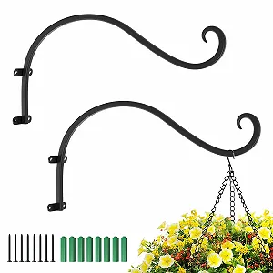 Держатель для подвесных корзин Lewondr Ретро Набор из 2 шт. Железный - Фото 1