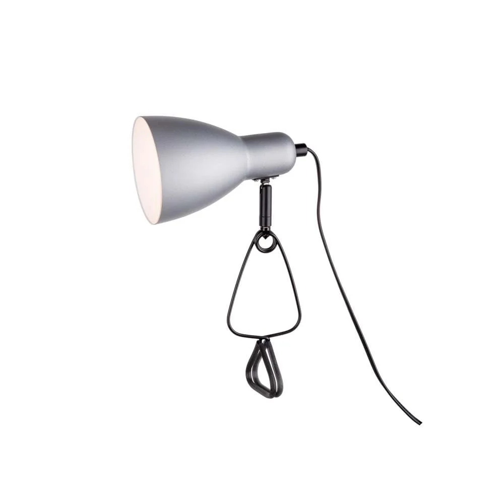 Настільна лампа Näve Лампа-прищіпка Спот 28 см Срібляста, фото №2