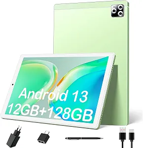 Планшет 10.1" SIMPLORI M107 6+6/128Gb 4G 2-SIM 8 ядер Android 13 6000 mAh Зелений - Фото 1
