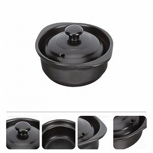 Горщик для запікання OQHAIR керамічний з кришкою для супу та тушкування synthetic.ua - Фото 1