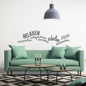 Наклейка на стіну Wall Tattoo Relax, Relax, Switch Off, Dive, Rest, Recover, Dream 130 x 35 см, Темно-сірий ціна на synthetic.ua - Фото 1 Наклейка на стіну Wall Tattoo Relax, Relax, Switch Off, Dive, Rest, Recover, Dream 130 x 35 см, Темно-сірий synthetic.ua - Фото 1
