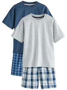 Пижама NEXT В клетку, 2 шт - Фото 1