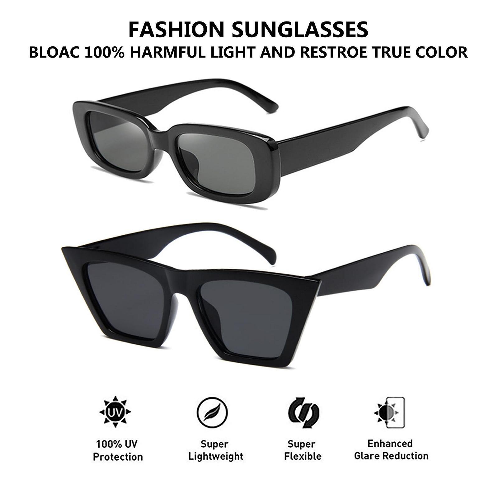 Набір сонцезахисних окулярів FSMILING Ретро Жіночі Вінтажні 4/6/10 пар, фото №5