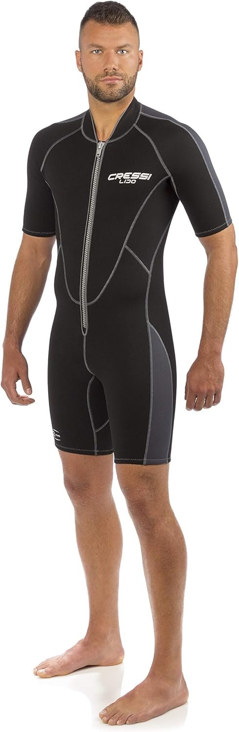Гидрокостюм для серфинга Cressi Lido 2 mm Black/Gray, фото №1
