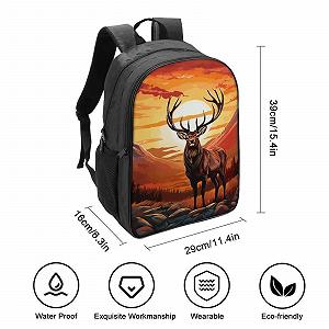 Школьный рюкзак MXRMXR Deer 40x28x16см synthetic.ua - Фото 1