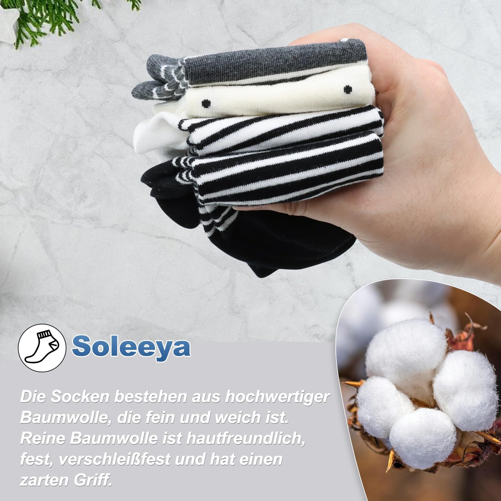 Носки Спортивные Женские Хлопковые Черный Белый Серый Полоски, Горошек 35-40, фото №4