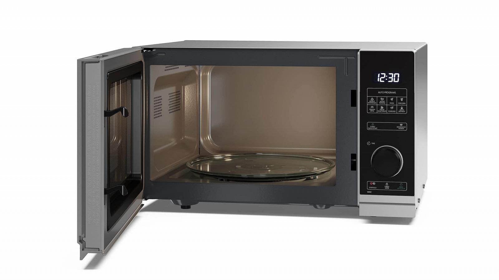 Мікрохвильова піч SHARP PS234AES 900 Вт 10 рівнів потужності Функція розморожування 483 x 281 x 377 см Срібляста, фото №5 Мікрохвильова піч SHARP PS234AES 900 Вт 10 рівнів потужності Функція розморожування 483 x 281 x 377 см Срібляста, фото №5