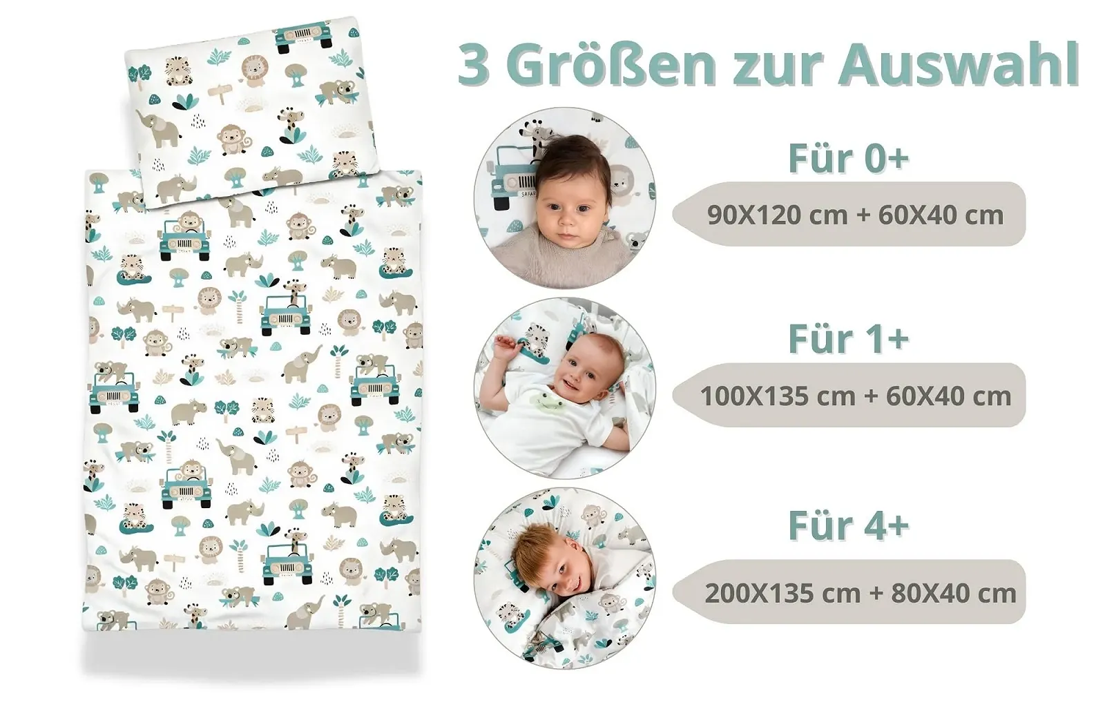 Детское одеяло без покрытия 90 x 120 см - Хлопковое детское одеяло и набор подушек Детское одеяло 90 x 120 см и подушка 60 x 40 см Oeko-Tex Africa, фото №3 Детское одеяло без покрытия 90 x 120 см - Хлопковое детское одеяло и набор подушек Детское одеяло 90 x 120 см и подушка 60 x 40 см Oeko-Tex Africa, фото №3