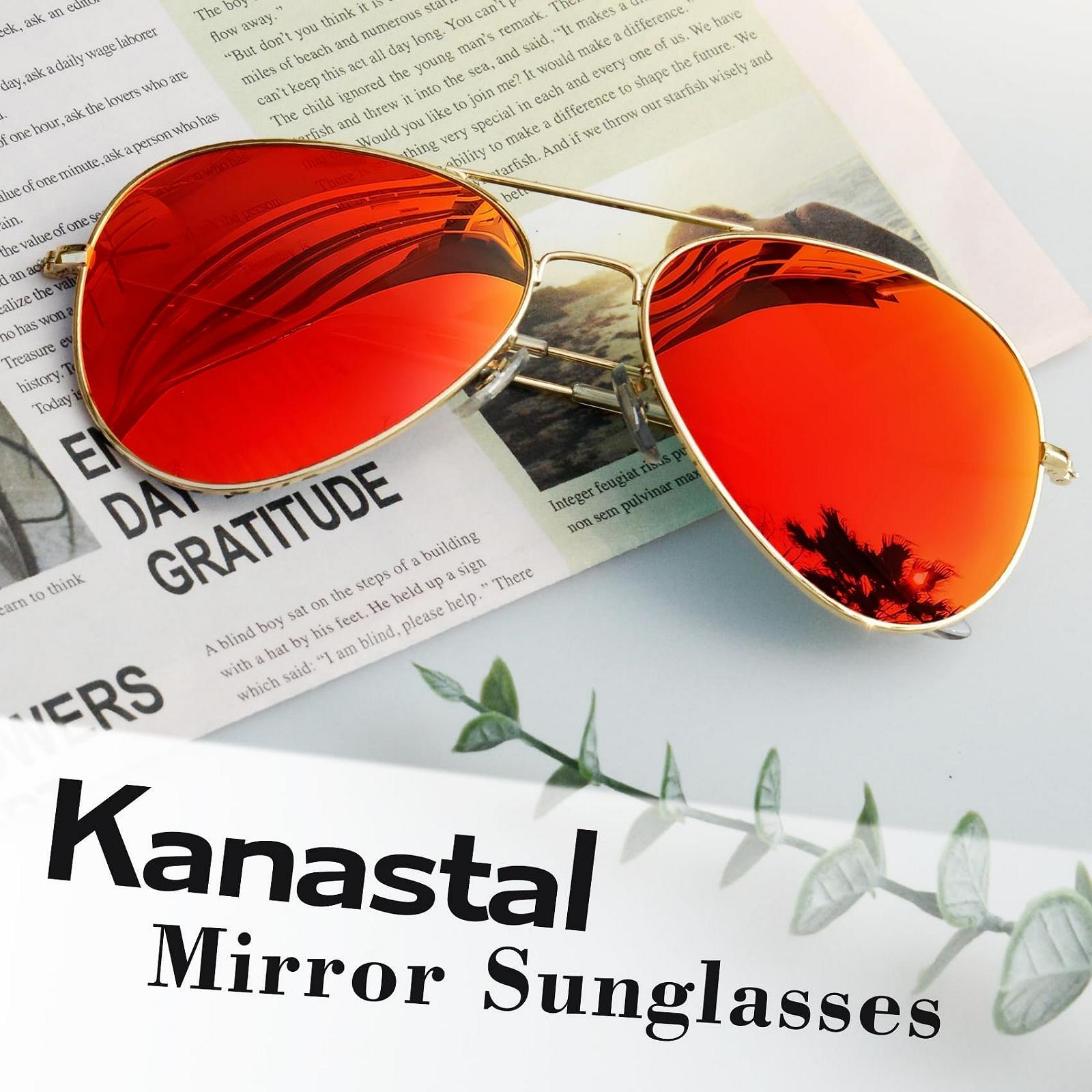 KANASTAL Набор солнцезащитных очков (2 шт.) Большие Поляризованные Мужские Женские Зеркальные с Премиум Металлической оправой UV400, фото №4 KANASTAL Набор солнцезащитных очков (2 шт.) Большие Поляризованные Мужские Женские Зеркальные с Премиум Металлической оправой UV400, фото №4