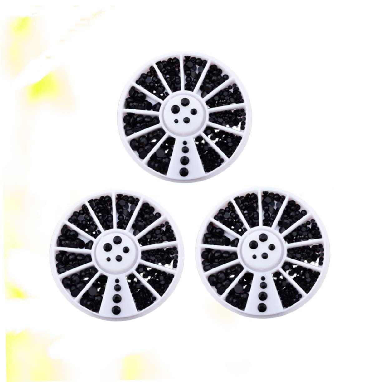 Стразы для ногтей 3 шт., кристаллы, плоская задняя часть, стразы, чехол для телефона, самоцветы AB, фото №3