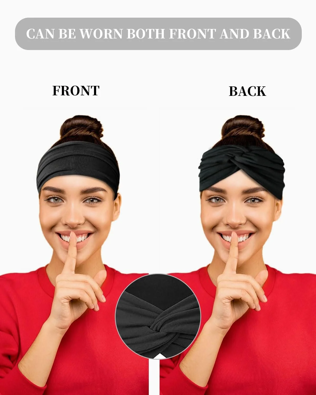 Пов'язка на голову Широка еластична, фото №5 Пов'язка на голову Широка еластична, фото №5