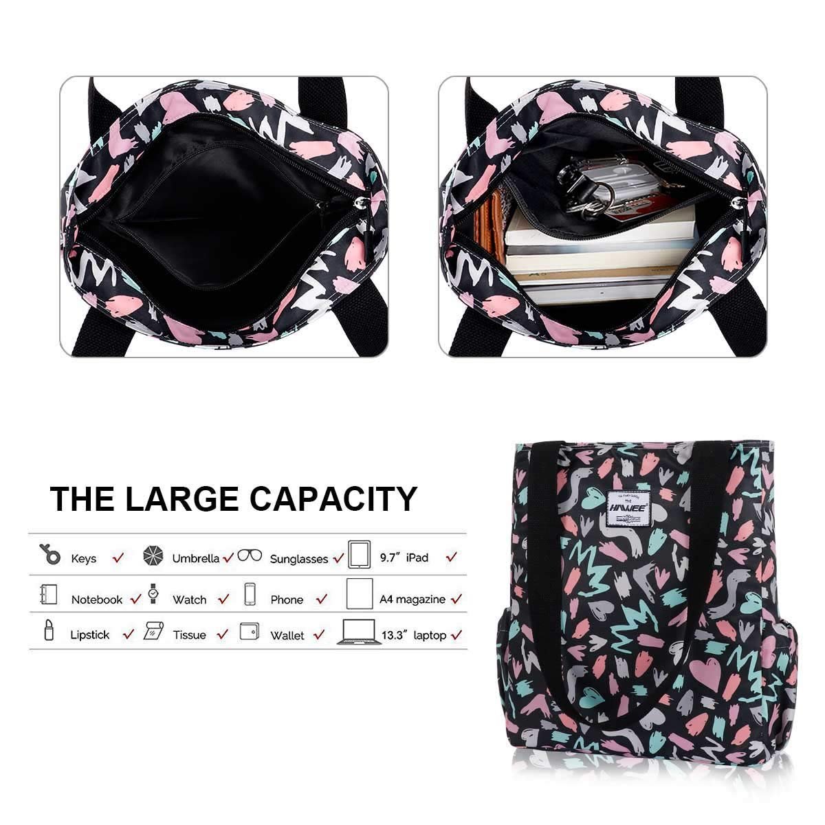 Сумка жіноча Hawee Fashion, велика господарська, водонепроникна, фото №5