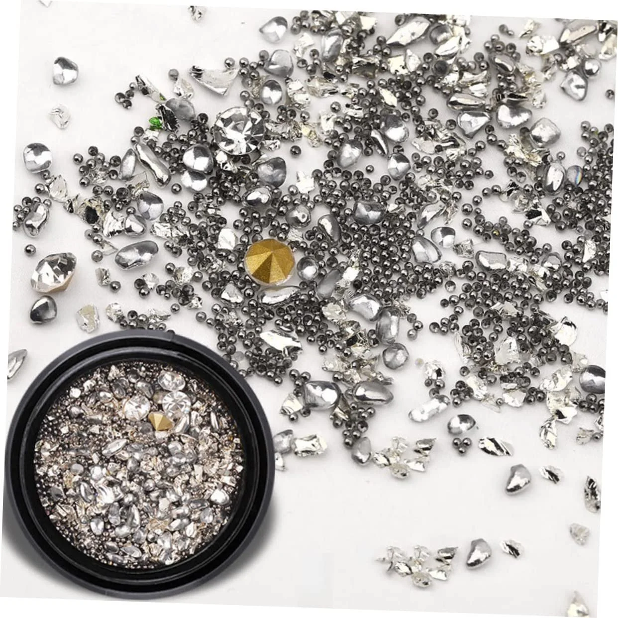 Стрази Діамантові. Багатоколірні Блискітки для нігтів, фото №6