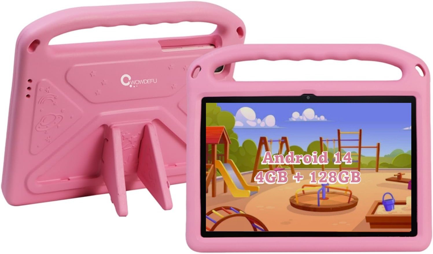 Планшет 10.1" CWOWDEFU C18W 4+8/128Gb Android 14 6000 mAh Pink, фото №1
