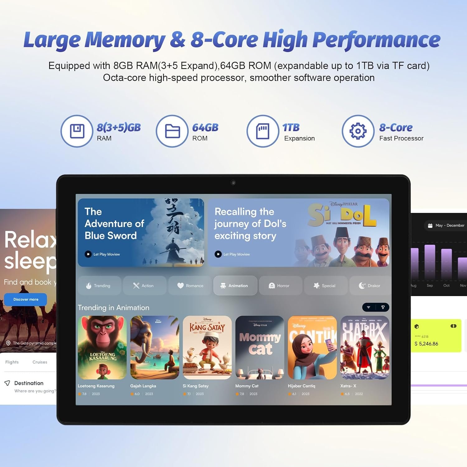 Планшет 10.1" Brilliance in hand C10 3+5/64Gb Android 14 5000 mAh Черный, фото №4