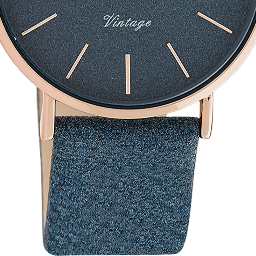 Женские часы Oozoo C20203 Vintage Series Аналоговый Темно-синий, фото №3 Женские часы Oozoo C20203 Vintage Series Аналоговый Темно-синий, фото №3