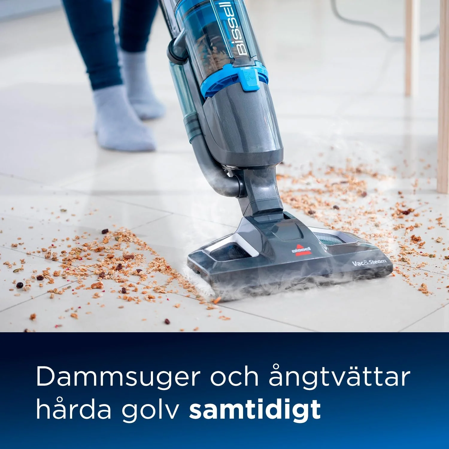 Пилосос та пароочисник BISSELL Vac&Steam циклонний 2-в-1, фото №6