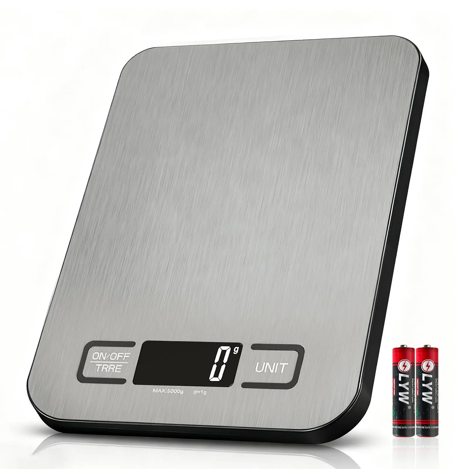 Кухонні ваги QUELIEN Digital 5 кг 1 г Stainless Steel, фото №1