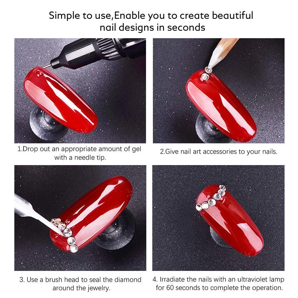 3D Украшения для ногтей Ice Cream Donuts Strawberry Heart Shape Nail Slime Resin Candy, 50 шт, фото №6