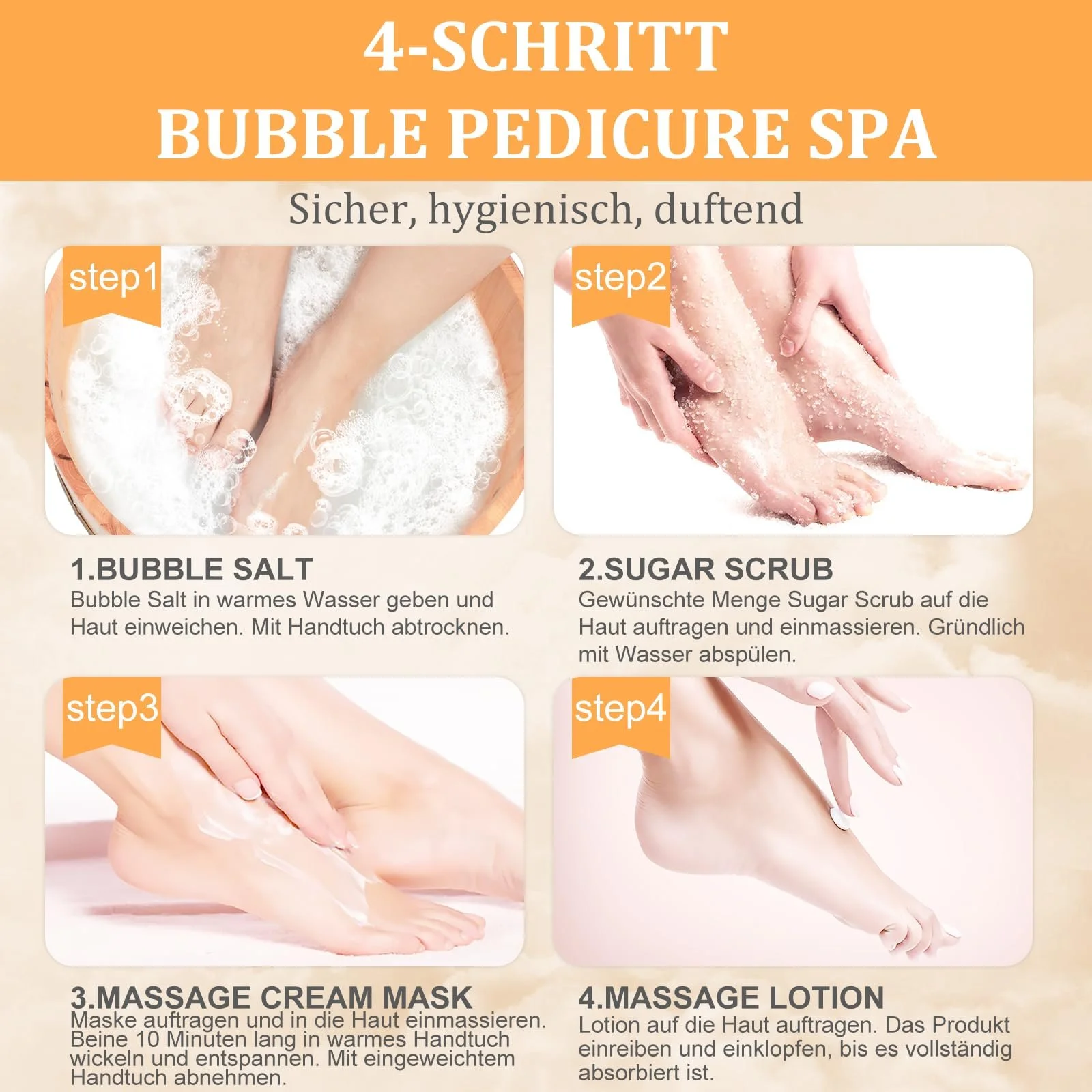 Набор для ухода за ногами 4 Steps Foot Care Citrus 1 Set, фото №6 Набор для ухода за ногами 4 Steps Foot Care Citrus 1 Set, фото №6