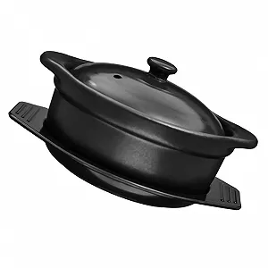 Купить Кастрюля SOLUSTRE Casserole Pot керамическая с крышкой и двойной ручкой - Фото 1 Кастрюля SOLUSTRE Casserole Pot керамическая с крышкой и двойной ручкой - Фото 1