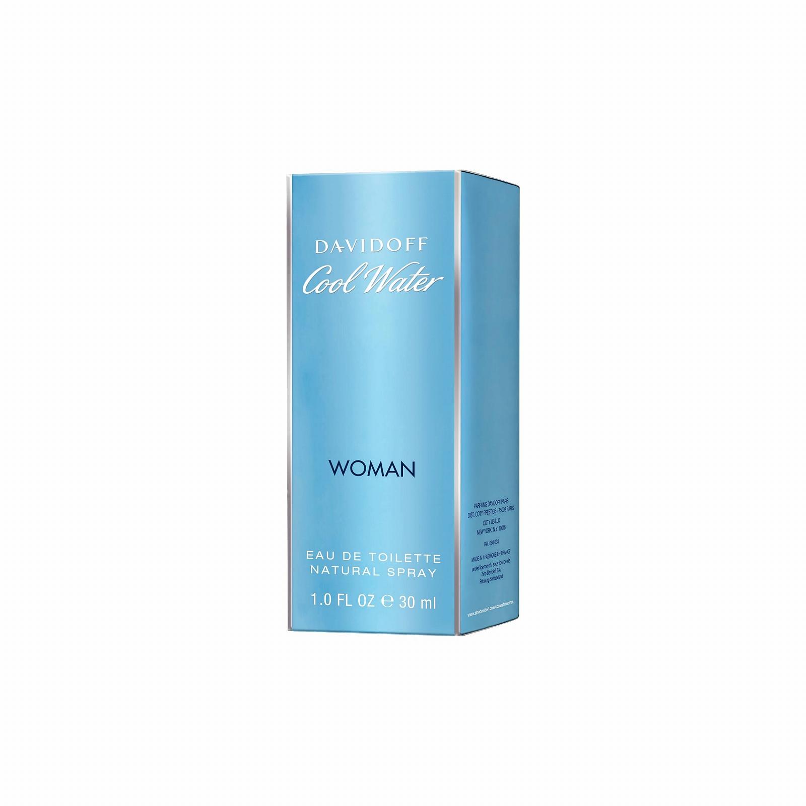 Туалетная вода DAVIDOFF Cool Water Woman, цветочно-свежий аромат для женщин, 30 мл, фото №3