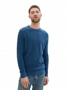 Джемпер мужской TOM TAILOR Basic, вязаный, хлопковый - Фото 1