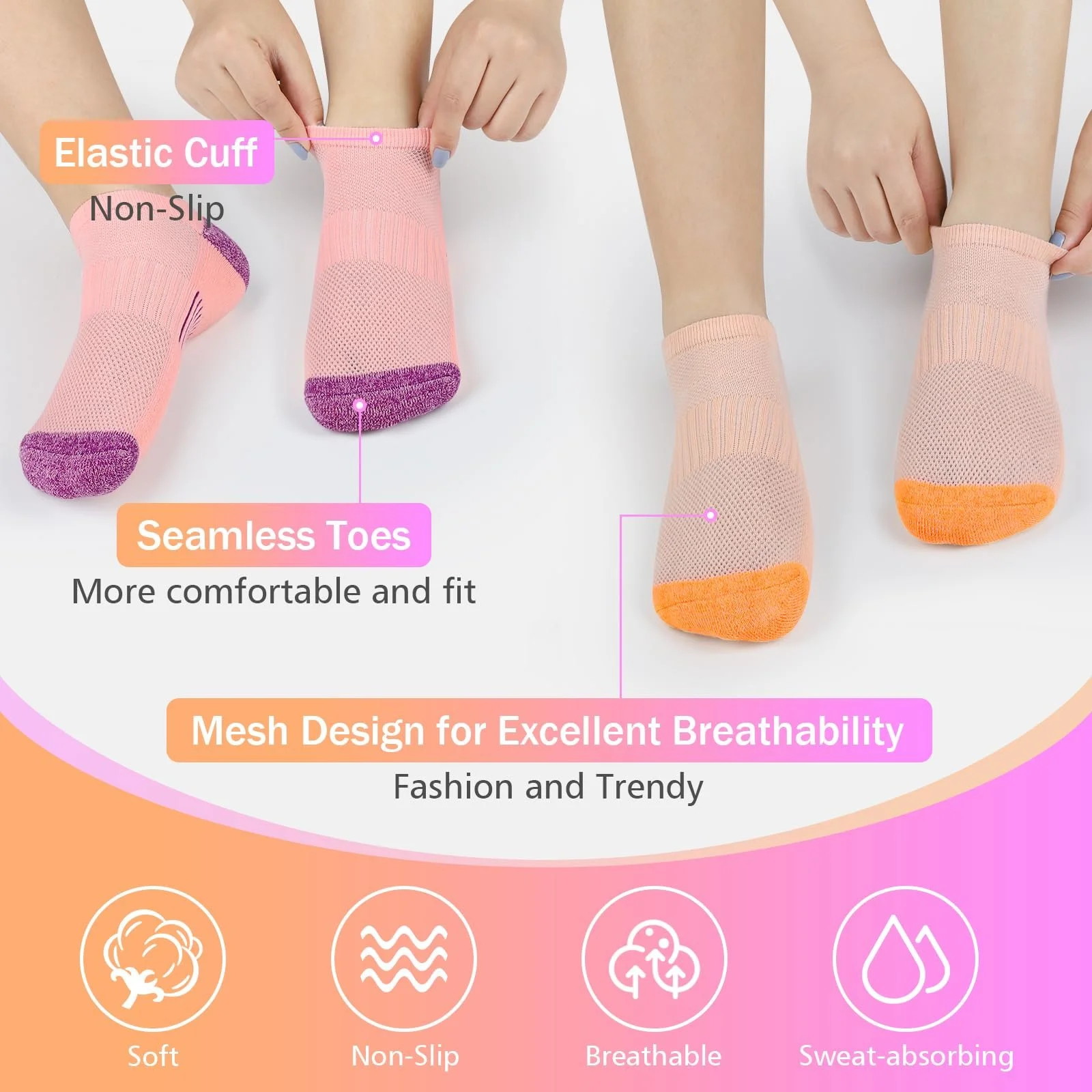 Спортивні шкарпетки Чоловічі Жіночі Бавовна Розміри 35-48, фото №4 Спортивні шкарпетки Чоловічі Жіночі Бавовна Розміри 35-48, фото №4