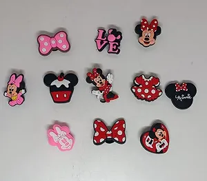 Джибитсы Микки Маус Mickey Minnie Mouse Дисней Jibbitz 11 шт аксессуары крокс украшение synthetic.ua - Фото 1