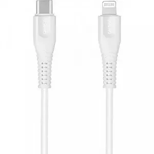 Дата кабель USB Type-C to Lightning 1.2m MFI White Canyon (CNS-MFIC4W) - Фото 1