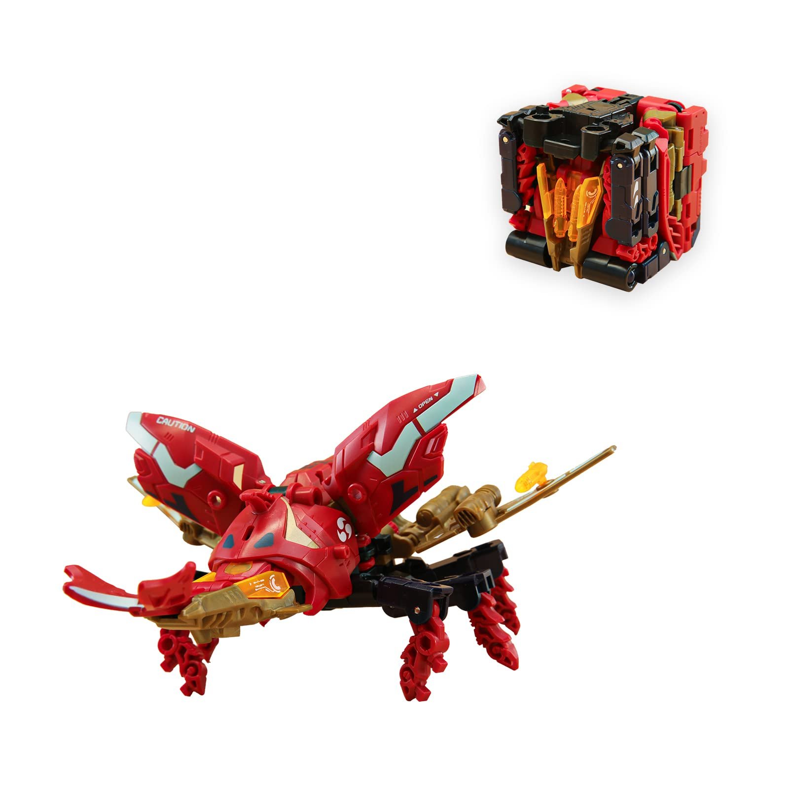 Іграшка-трансформер 52TOYS Beastbox Series Demon Dart Жук Кольоровий, фото №1