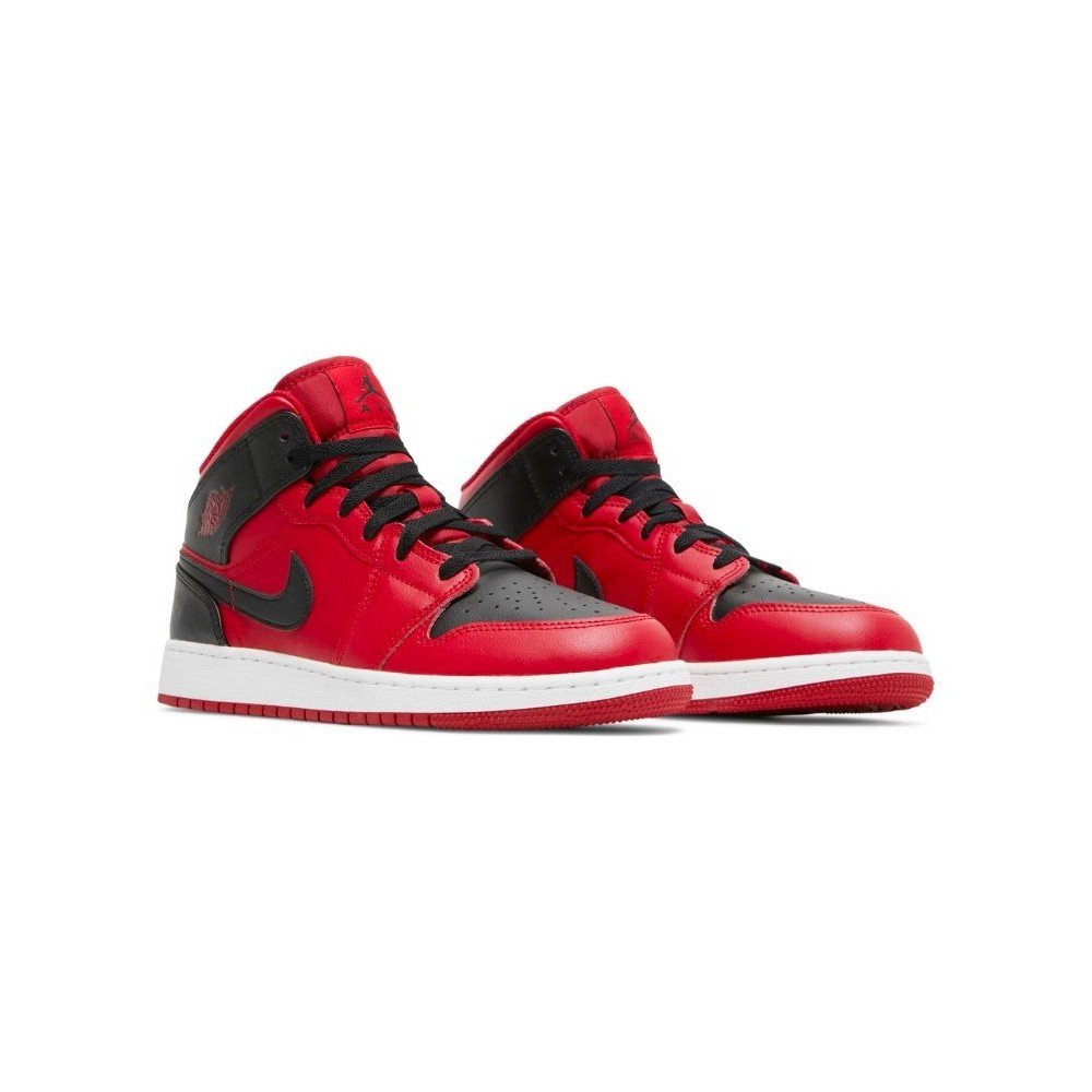 Кросівки Air Jordan 1 Mid Reverse Bred 2021 (GS) 38, фото №5